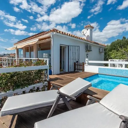 Casa Ideal A Pocos Pasos De La Playa Con Piscina Y Vistas Al Mar Fuengirola